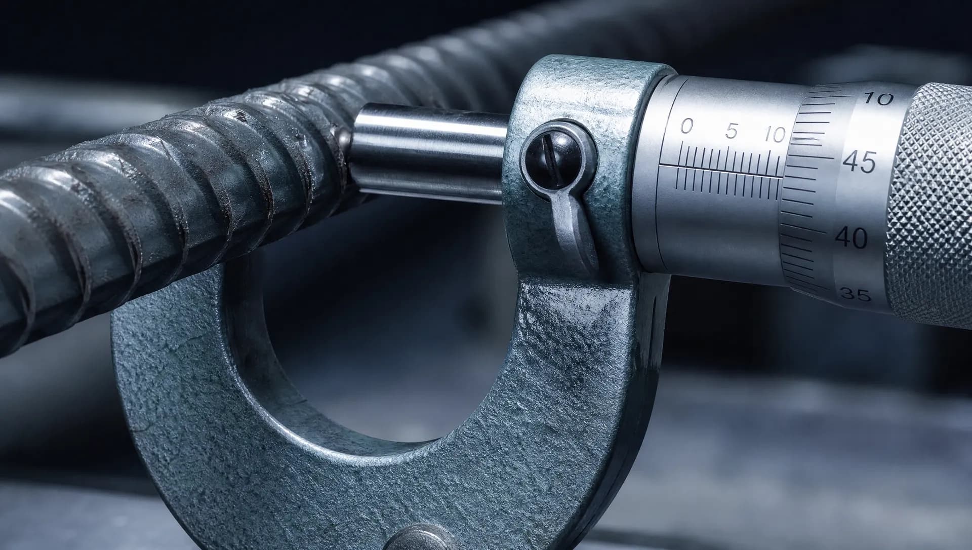 Steel inspection under precision measurement